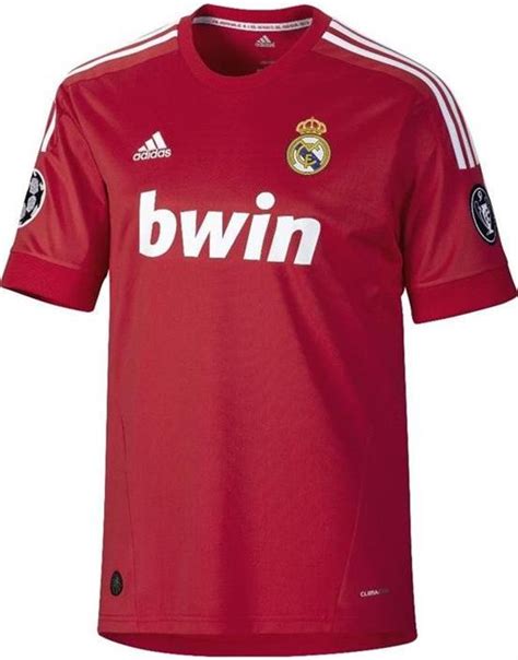 adidas real trikot ausweich rot